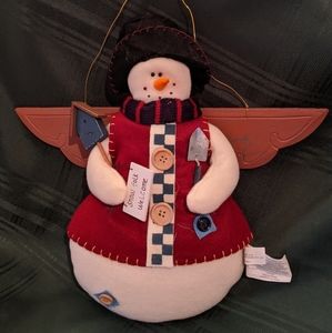 Hanging Angel snowman